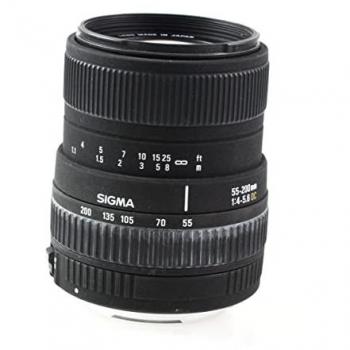 Objetivo Sigma 55-200mm f/4-5.6 DC para Canon EF-S - Condición: Bueno