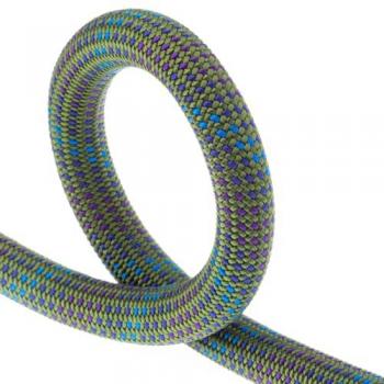 Cuerda dinámica simple Montserrat 9.4 mm, 60 metros, color verde - Cuerda para escalada en roca y rocódromo