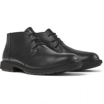 CAMPER Neuman Ankle Boots for Men - Black, Size 39, Smooth Leather