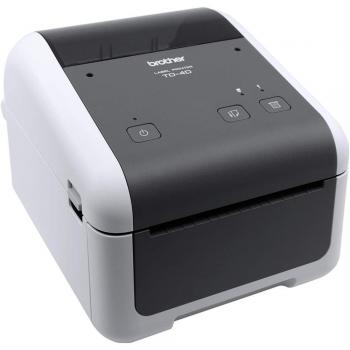 Impresora Brother TD4420DN Profesional de Etiquetas y Tickets con Conexión USB y Tarjeta de Red - Resolución 203ppp