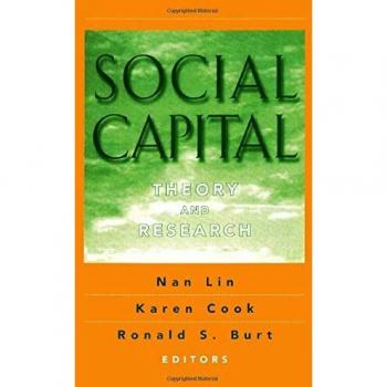 Aldine De Gruyter Social Capital: Theory and Research in Sociology and Economics