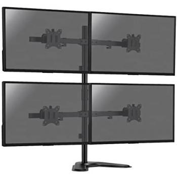 Soporte de Mesa Inclinable/Giratorio para 4 Monitores PC 17-32 VESA 100x100 Máx. 9Kg