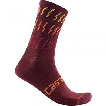 Calcetines Castelli Mid Winter 18 rojos burdeos - XXL