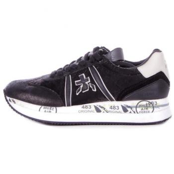 Premiata Women's Black Sneakers - Size 37 (7 US)