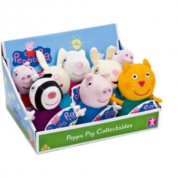 Joy Toy 345151 17 cm Peppa Pig de peluche, 8 modelos [1 Unidad] Modelos surtidos
