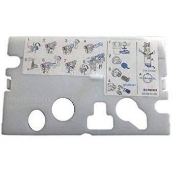 Placa de Protección Geberit para UP-SPK 240206001, Compatible con Sistemas Ocultos, Medidas 82/90 cm