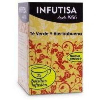 INFUTISA TE Verde Infusion 25bolsitas, Negro, Estándar