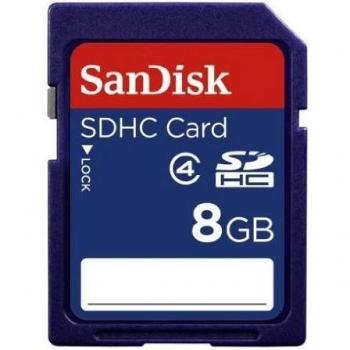 SanDisk SDSDB-008G-FFP - Tarjeta de memoria SDHC Wii de 4 GB blanco