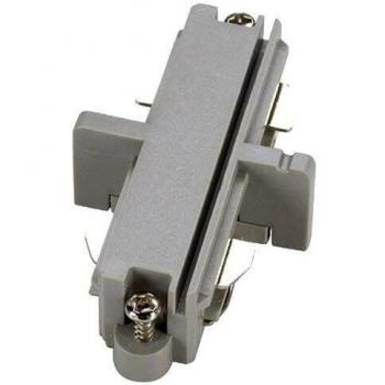Conector longitudinal para riel monofásico 143092 plata-gris eléctrico