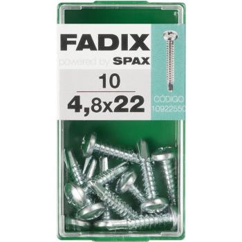 Tornillo Roscachapa Cabeza Redonda Ø4,8 x 22 mm - Caja 10 Uds