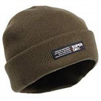Superdry Hombre Gorro Skate Lux Verde Cebollino 1SIZE