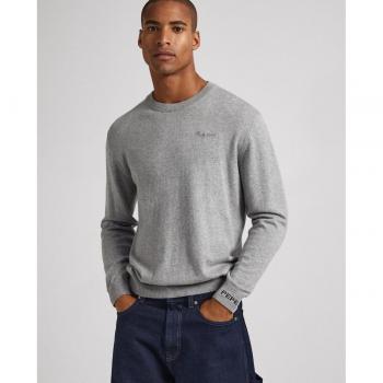 Pepe Jeans AndrÃ© Jersey Cuello Redondo Hombre Gris Algodón Lana Cachemira