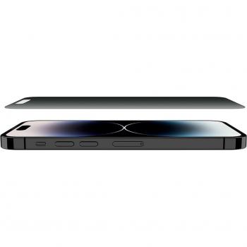 Belkin ScreenForce Tempered Glass Privacy Antimicrobial Screen Protector for iPhone 14 Pro Max - 1 Pack