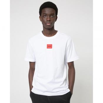Camiseta de hombre regular fit de algodón Hugo