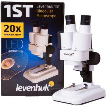 Microscopio Levenhuk 1ST con óptica de alta calidad y aumento variable