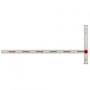 Hultafors PS 120 - Escuadra ajustable de aluminio anodizado para yesero de 120 mm