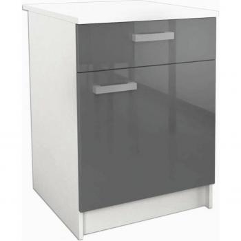 Mueble Auxiliar Gris 60x60x85 Cm - Melamina