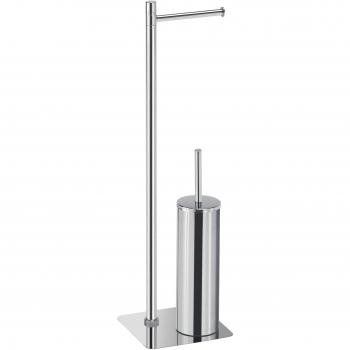 Gedy ARTU Columna de Pie, Acero Inoxidable, Cromo, 17x16x65,5