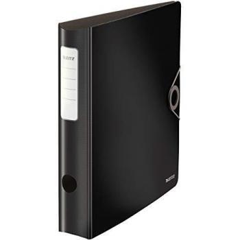 Carpeta Leitz Active Solid A4 65 mm negra para 350 hojas