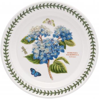 Portmeirion botanic garden dinner plate hydrangea motif set of 6 by portmeirion