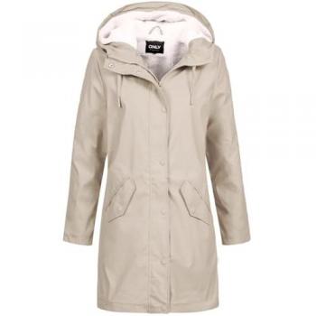 Only Sally Women's Teddy Lined Raincoat Parka
