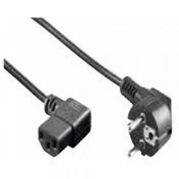 Cable de Alimentación Schuko Ewent EC1907 para IEC C5 1.8m Negro