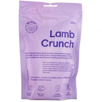Snack Crujiente de Cordero con Arándanos Rojos para Perro 150 g - Buddy Pet Foods (Arándanos, Pollo, Cordero, Carne)