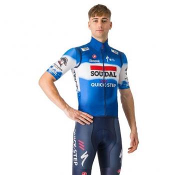 Chaleco Ciclismo Castelli Pro Light Wind Soudal Quick-Step 2024 Azul - Talla M