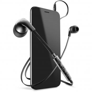 Cellularline Hornet Dentro de oído Binaural Alámbrico Negro - Auriculares