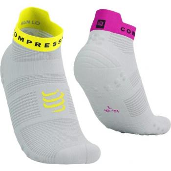 Calcetines Compressport Pro Racing V4.0 Run Low Blanco
