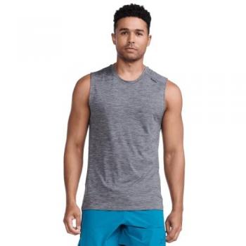 Camiseta Sin Mangas 2XU Motion Azul para Hombre