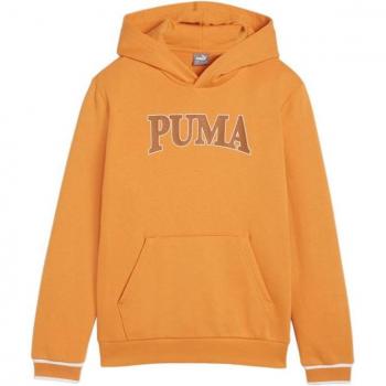 Sudadera Infantil Puma Squad Naranja con Capucha 11-12 Años