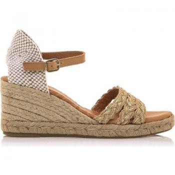 Sandalias Alpargatas para Mujer MTNG Mustang Beige y Sandalias de Mujer MTNG CUNAS MUSTANG 59546 Oro Dorado