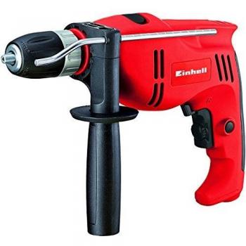Einhell Taladro percutor TC-ID 710 E, 710 W, interruptor de bloqueo, portabrocas 1.5 - 13 mm, 230 V