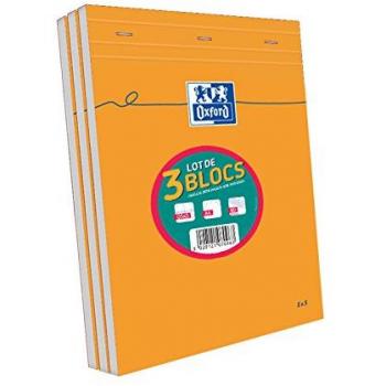 Bloc de Notas A4 Cuadriculado 80 Hojas - Pack de 3 + 1 Gratis