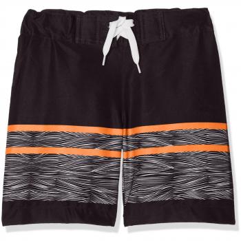 NAME IT Nkmzette Long Shorts, Bañador para Niños, Naranja