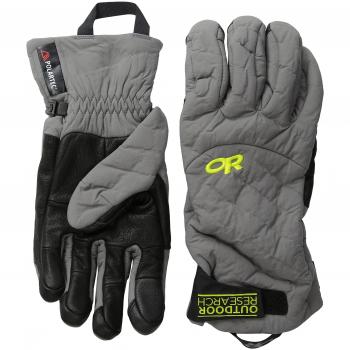 Outdoor Research Hombre LODE Star Sensor Guantes, otoño/Invierno, Color Gris Peltre, tamaño Small