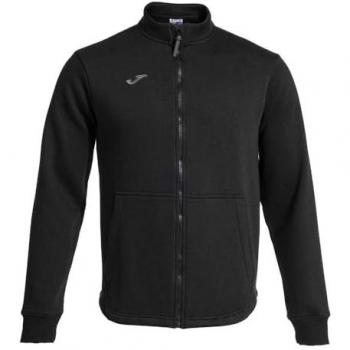 Chaqueta Joma Confort IV Hombre/Niño Negra con cremallera, fabricada en material transpirable, diseño moderno y cómodo, ideal para actividades deportivas y casuales