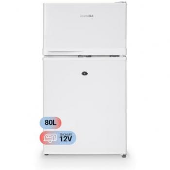 Frigorífico Portátil Universal Blue Nasser 6031W de 80L con Congelador y Conexión 12V - Ideal para Caravanas y Camper, Bajo Consumo y Sistema Silencioso