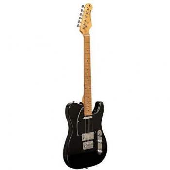 Stagg SET-PLUS Black Vintage T Series Electric Guitar