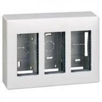 Simon 51000003-030 - Caja Superfície 3 Módulos Blanco