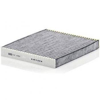 Original MANN-FILTER Filtro de habitáculo CUK 2362 – Filtro de habitáculo con carbón activo – para automóviles