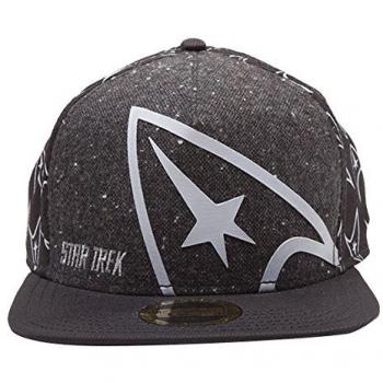 Star Trek gorra de béisbol Classic Enterprise logo Base cap negro