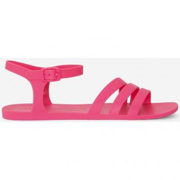 Sandalias planas de mujer en rosa con hebilla