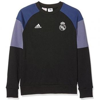 adidas Real Madrid Cf Swt Y - Sudadera para niños de 9-10 años, color negro / morado
