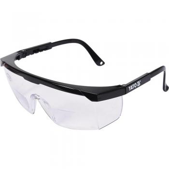 Gafas de seguridad Yato YT-73611 con cristal de protección, material nylon, color negro y transparente