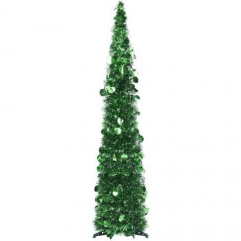 vidaXL Pop-up Artificial Christmas Tree Green 120 cm PET