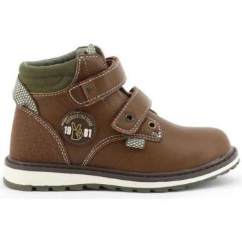 Botines SHONE para Niño Marrón Otoño/invierno - Suela de Caucho - Con Velcro