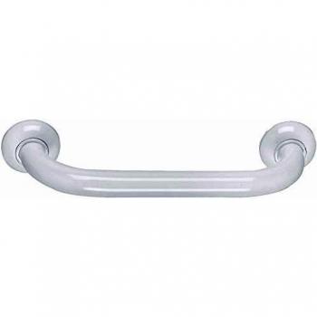 Barra de Apoyo Recta Profesional 30 cm Aluminio Epoxi Blanco con Fijaciones Invisibles