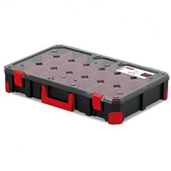 Organizador de herramientas Kistenberg Titan - Caja de herramientas con dimensiones de 39x59.8x11 cm, diseño robusto y funcional, ideal para almacenar y organizar diversas herramientas